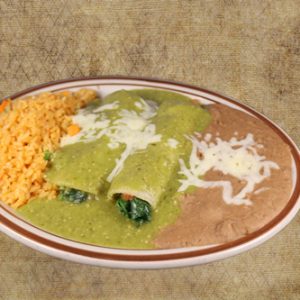Spinach Enchiladas 